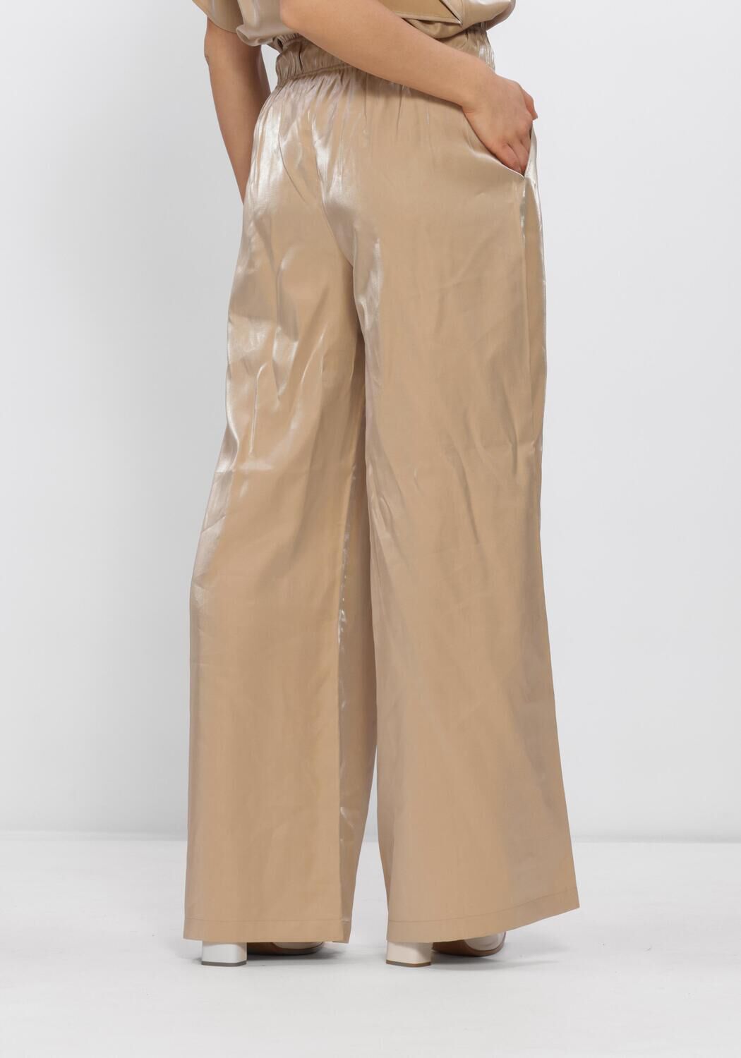 NUKUS Pantalon RUBI PANTS SHINY Sable - large