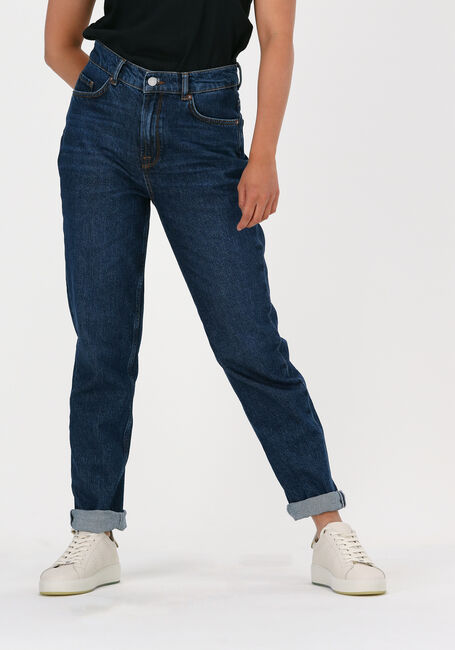 Donkerblauwe SELECTED FEMME Slim fit jeans SLFAMY HW SLIM ROW BLU JEANS U - large