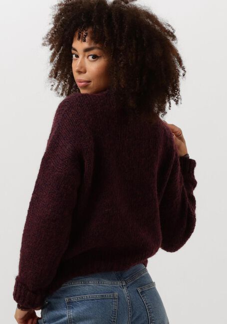 BY-BAR Pull SONNY BULKY PULLOVER Bordeaux - large