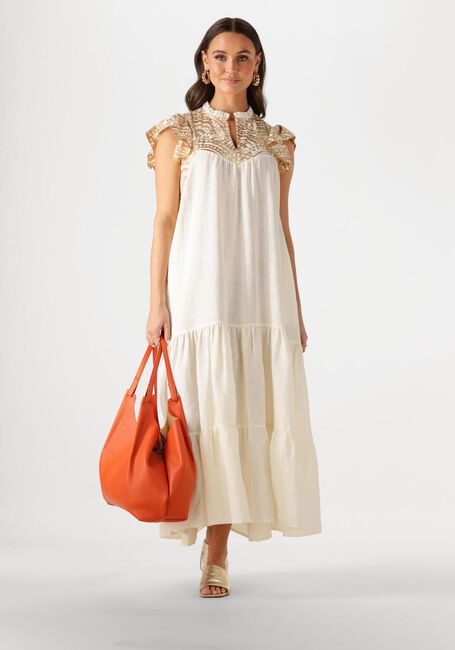 GREEK ARCHAIC KORI Robe maxi 231097 Blanc - large