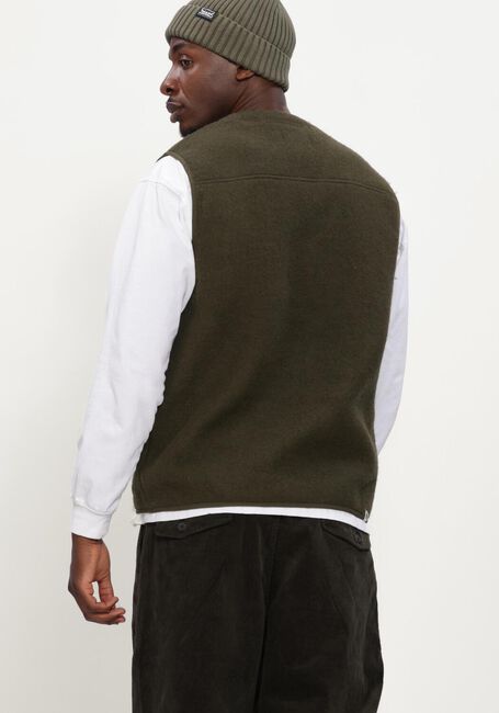 ANERKJENDT Gilet AKRASMUS BOILED WOOL en vert - large