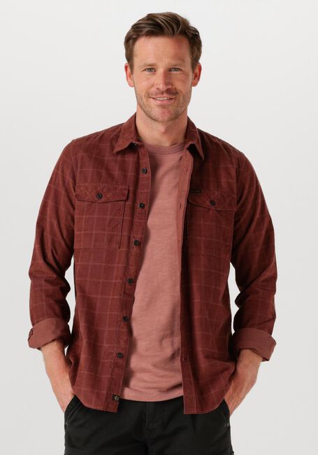 Bordeaux PME LEGEND Casual overhemd CORDUROY SHAVED SQUARE/CASUAL 2 - large