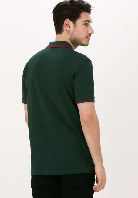 SELECTED HOMME Polo SLHAZE SPORT SS POLO W en vert - large