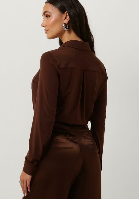 VANILIA Blouse ESCAPE UNI SHIRT en marron - large