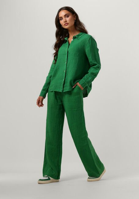 BY-BAR IRENE LINEN LS BLOUSE Blouses en vert - large
