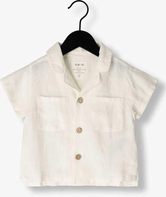 Witte PLAY UP Blouse LINEN SHIRT - large
