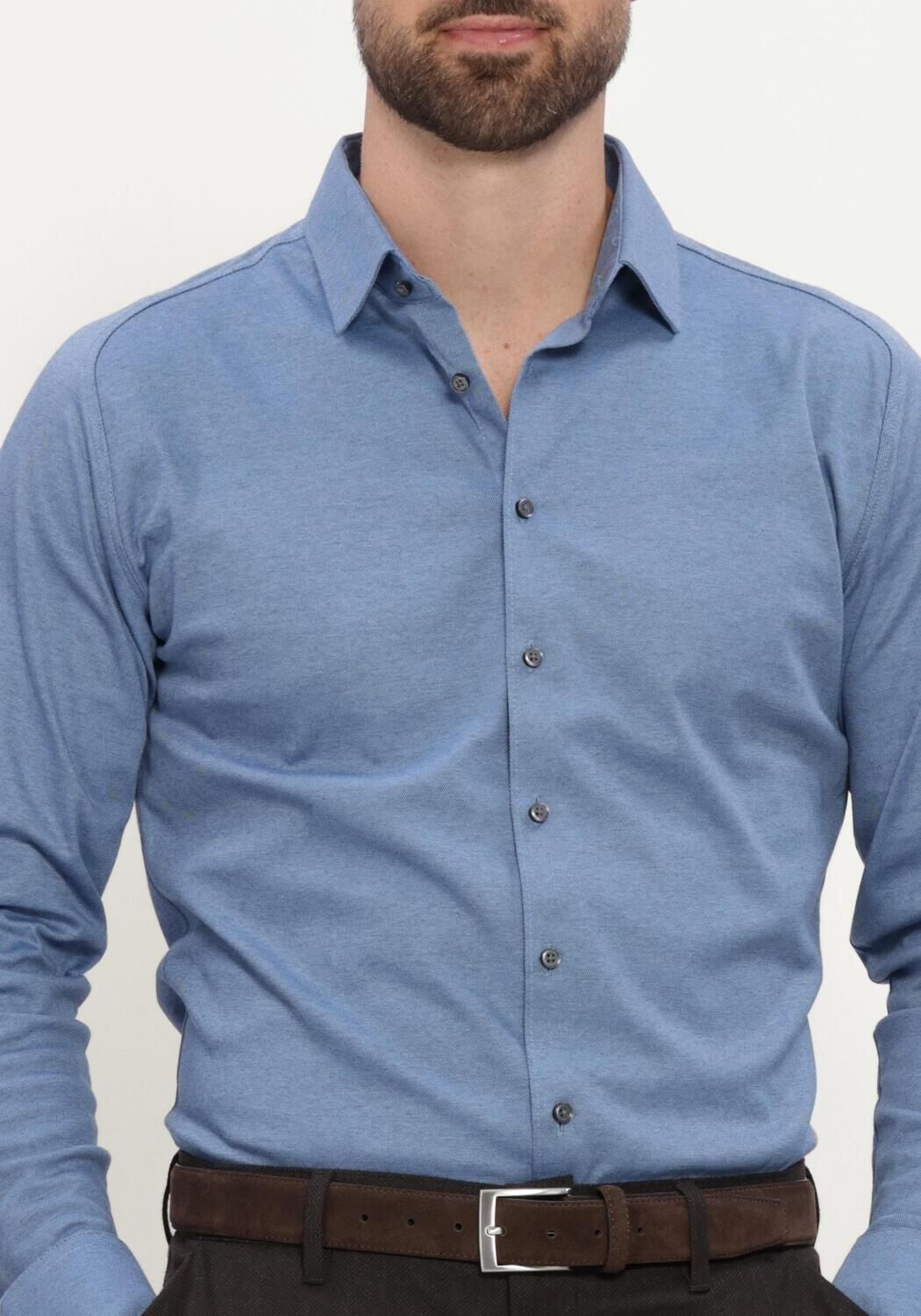 Blauwe DESOTO Casual overhemd CASUAL KENT 1/1 - large
