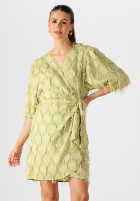 AAIKO Mini robe FLORICA FRINGE PES 482 Kaki - large