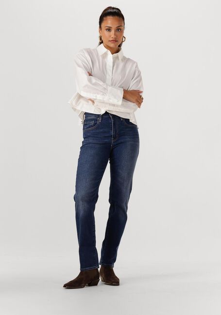 Donkerblauwe LEVI'S Straight leg jeans 724 HIGH RISE STRAIGHT CHELSEA CARBON GLOW - large