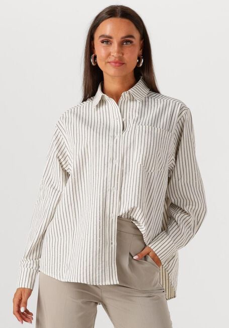 Creme NEO NOIR  DALMA CREPE STONE SHIRT - large