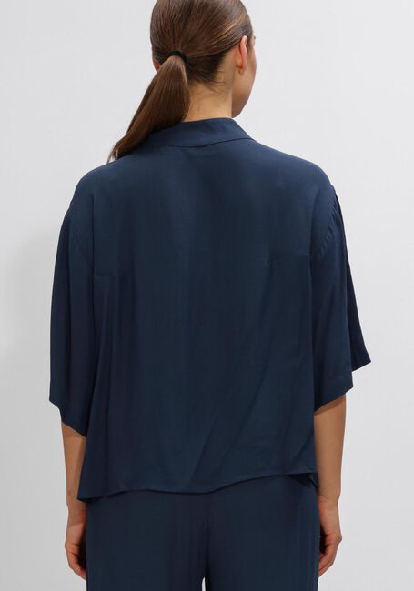 BY-BAR OWEN VISCOSE BLOUSE Hauts & T-shirts en bleu - large