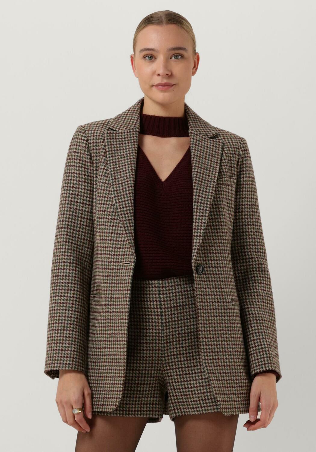 Laur\u00e8l Wollen blazer zilver casual uitstraling Mode Blazers Wollen blazers Laurèl 