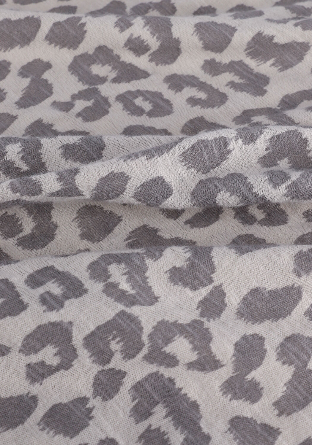 Grijze 10DAYS Top TEE LEOPARD - large