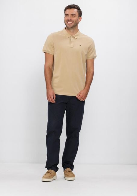 Beige TOMMY JEANS Polo TJM SLIM PLACKET POLO EXT - large