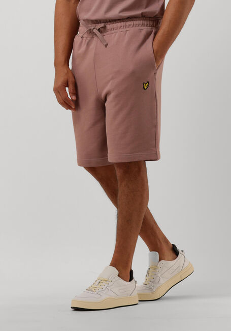 LYLE & SCOTT Pantalon courte SWEATSHORT en rose - large