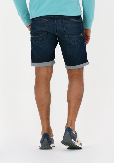 Donkerblauwe PME LEGEND Jeans TAILWHEEL SHORTS DARK BLUE DESTROY - large