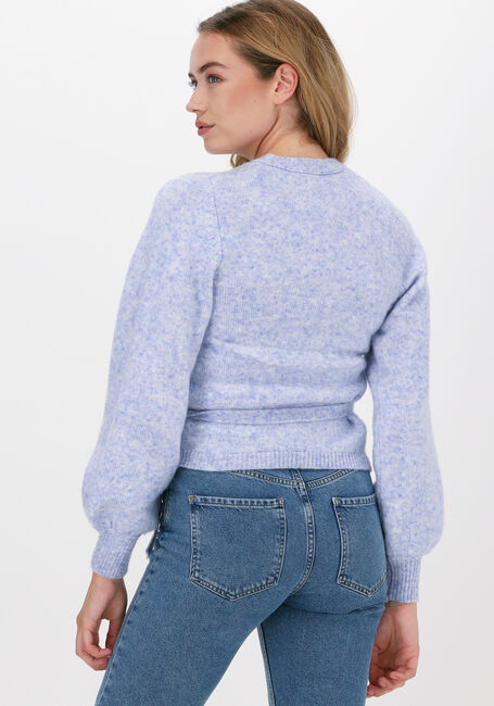 Lichtblauwe ENVII Vest ENSOYA LS V-N KNIT 5249 - large