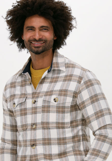 SELECTED HOMME Surchemise SLHMARVIN OVERSHIRT JKT W en beige - large
