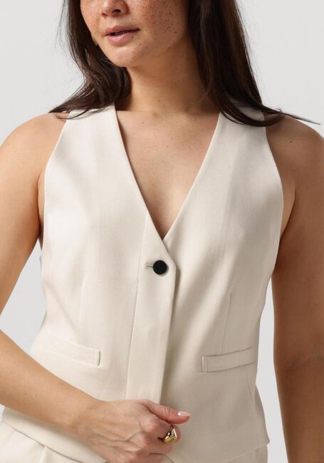 COPENHAGEN MUSE Gilet CMTAILOR-WAISTCOAT Crème - large