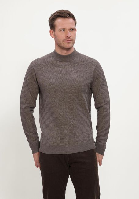GENTILUOMO Pull TURTLE LS en taupe - large