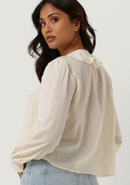 Gebroken wit SCOTCH & SODA  PIN-TUCK RUFFLED SEASONAL SHIRT - large