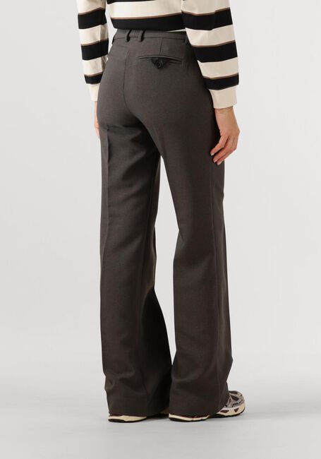 Donkergrijze HAUTE L'AMITIÉ Flared broek EMERALD TALL PANT - large