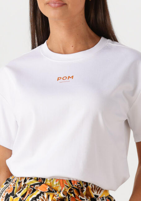 POM AMSTERDAM T-shirt THE ADVENTURIST en blanc - large