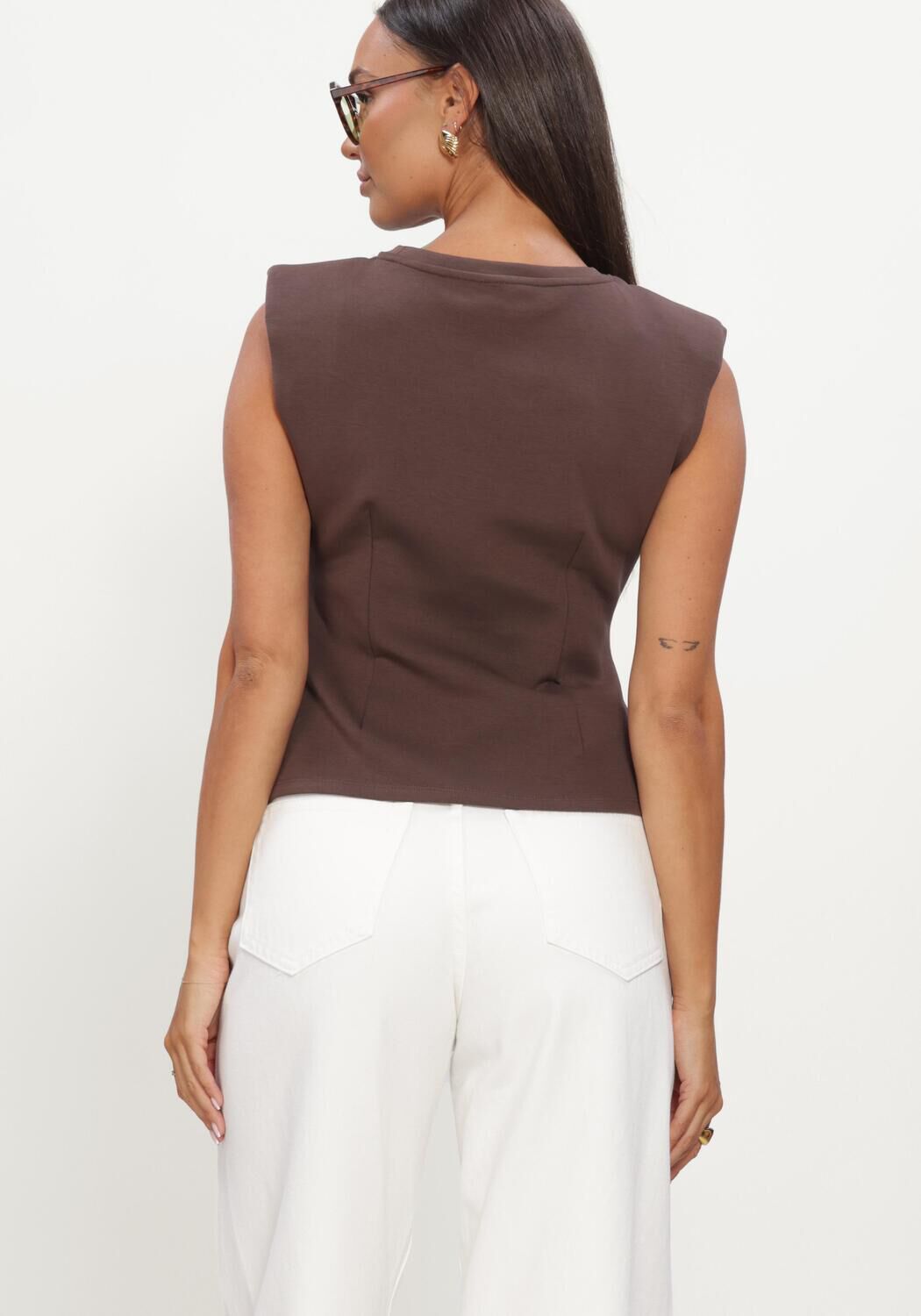 Y.A.S. Haut YASPINA SL TOP NOOS en marron - large