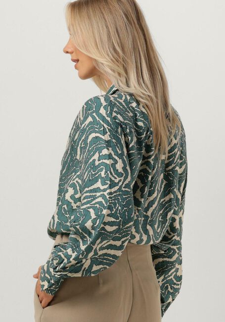 Bruine MSCH COPENHAGEN  MSCHZANETA SHIRT AOP - large
