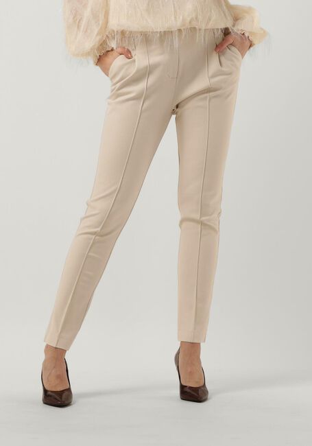 SUMMUM Pantalon évasé TROUSERS PUNTO MILANO en blanc - large