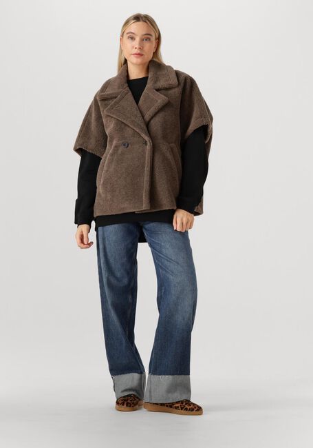 Bruine DEBLON SPORTS Teddy jas JAIMY BODYWARMER - large