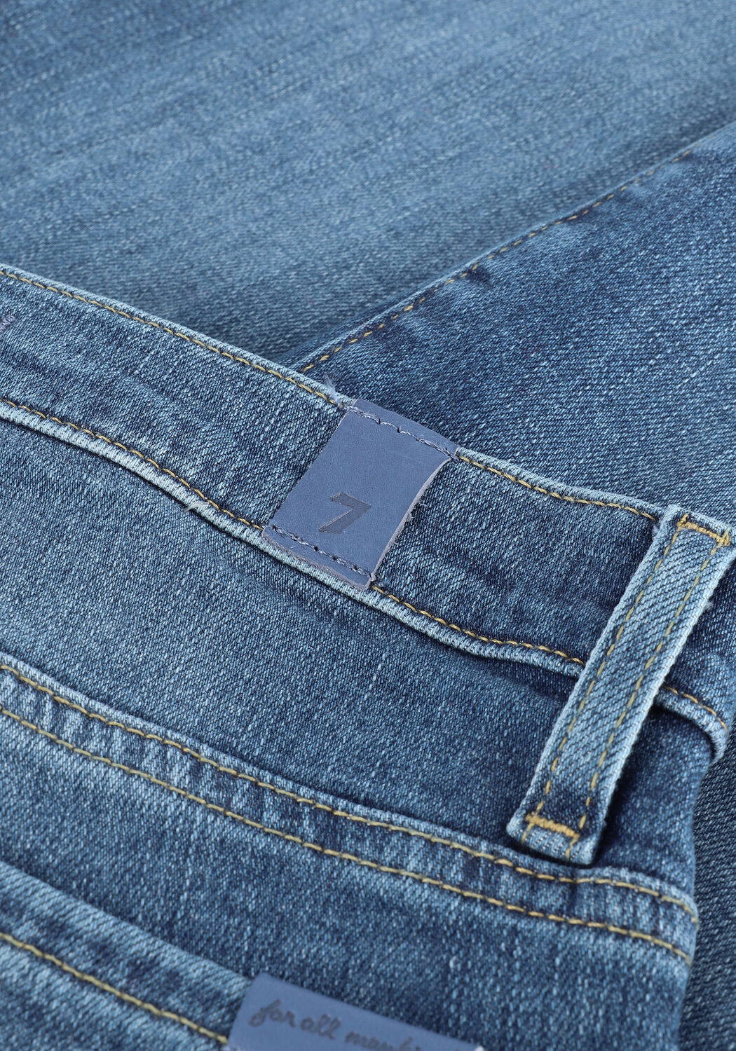 7 FOR ALL MANKIND Skinny jeans HW SKINNY CROP en bleu - large