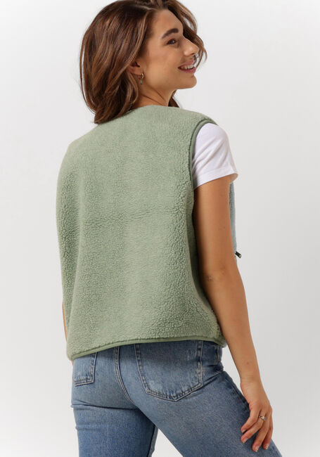 Groene TOMMY JEANS Bodywarmer TJW REVERSIBLE SHERPA VEST - large