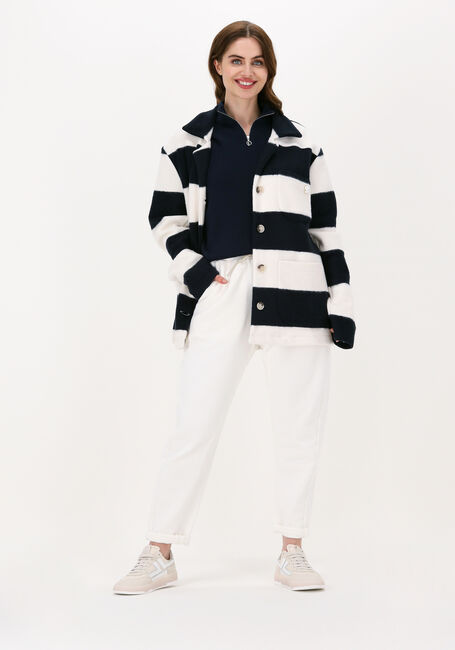 10DAYS Jack SOFT JACKET STRIPE Écru - large