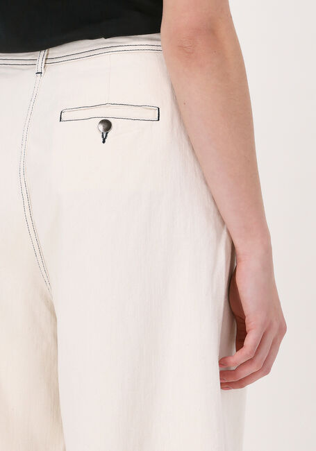 10DAYS Pantalon large CONTRAST STITCH CULOTTE Écru - large