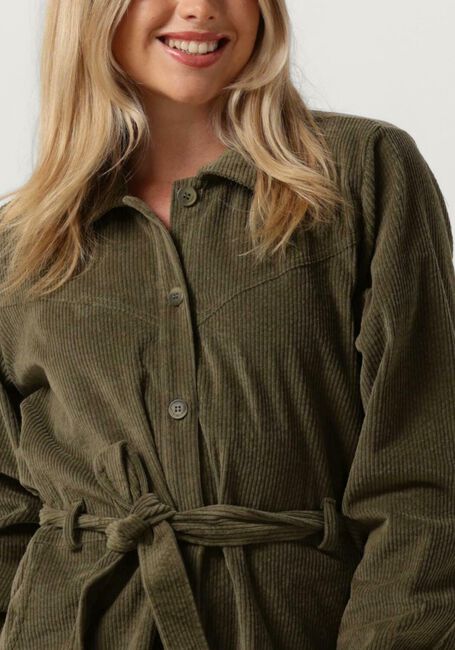 CIRCLE OF TRUST Mini robe DEMY DRESS RIB en vert - large