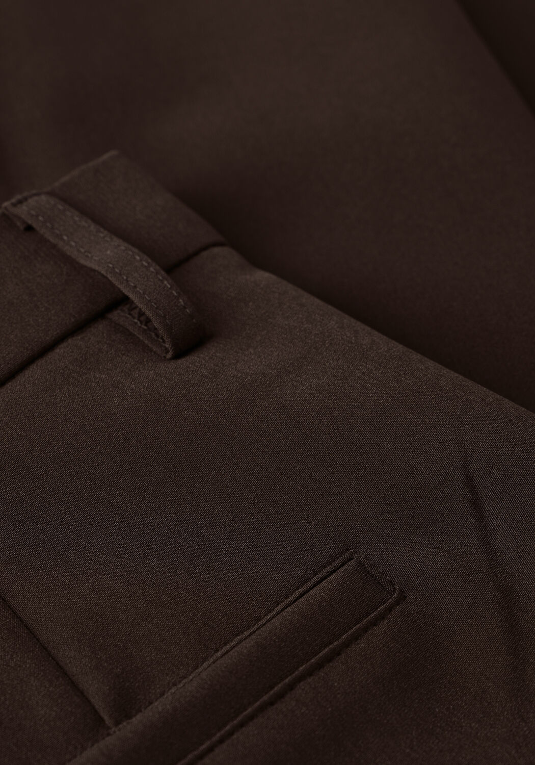 NEO NOIR Pantalon large SURY SUIT PANTS en marron - large