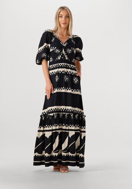 EST'SEVEN Robe maxi SOFIA DRESS en noir - large