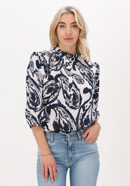 Zwarte DEA KUDIBAL  LINE NS (CO) BLOUSE WITH RUFFLES - large