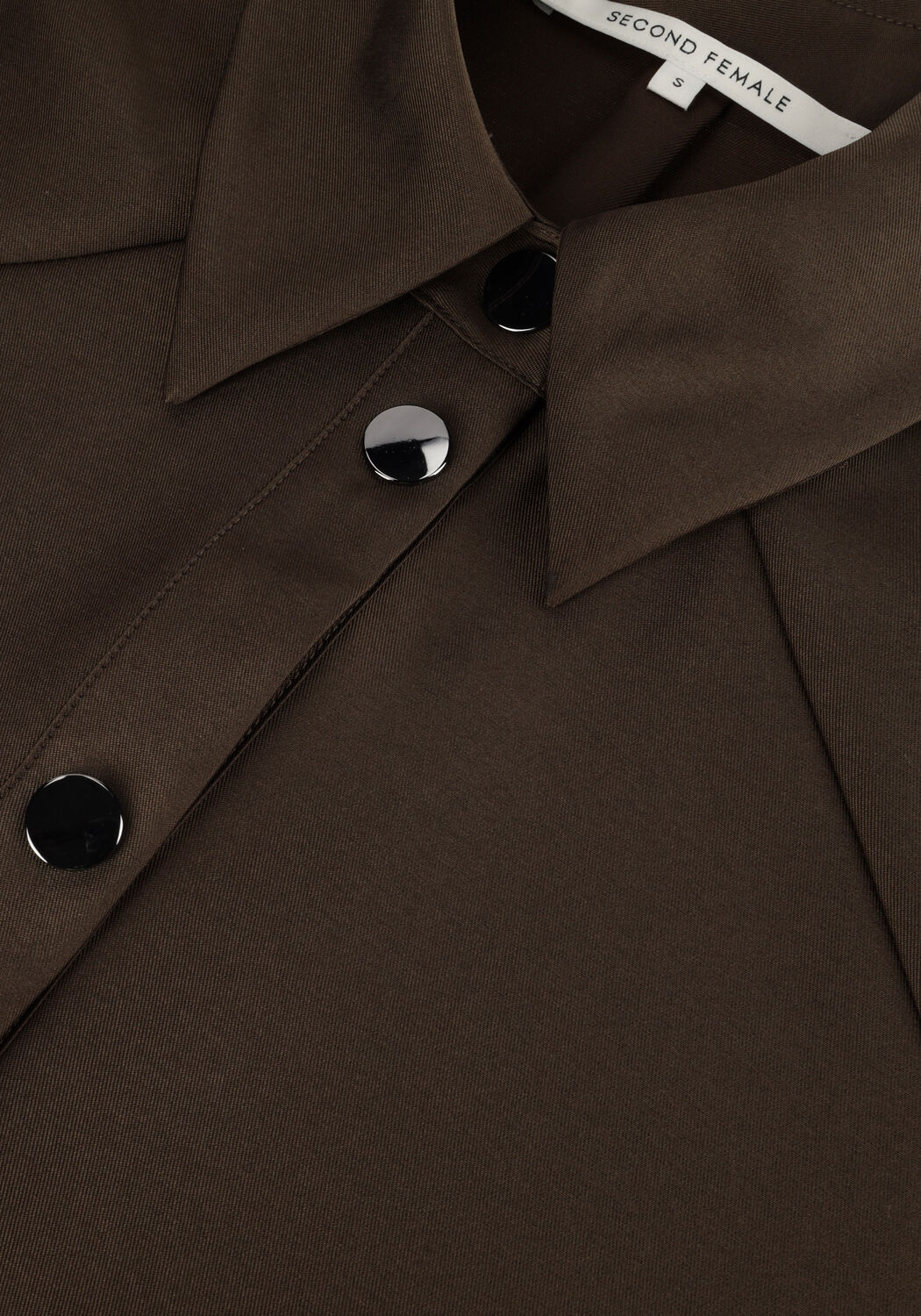 Khaki SECOND FEMALE Jack OREGON SHIRT - large