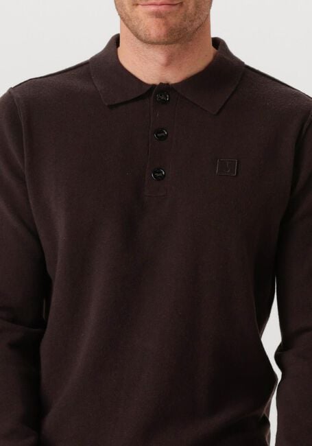 BUTCHER OF BLUE Pull CLIFDEN MOCK en marron - large
