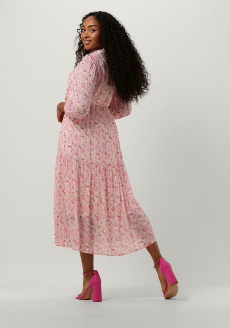 LEVETE ROOM Robe midi ANJA 1 en rose - large