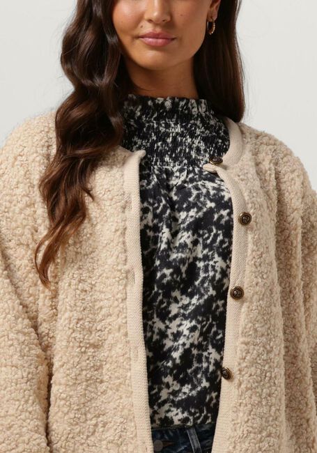 Beige CO'COUTURE Teddy jas TIMMY TEDDY JACKET - large