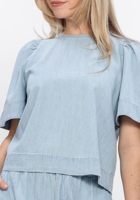 Lichtblauwe NOTRE-V Top NV-HILDEGONDE - large