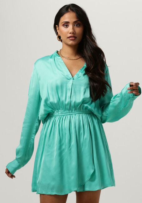 EST'SEVEN Mini robe EST’JOURNEE DRESS BAMBU en vert - large