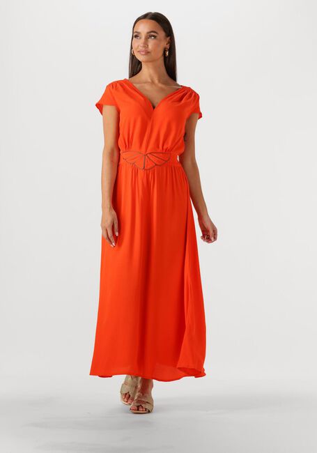 LOUIZON Robe maxi FAYENCE en orange - large