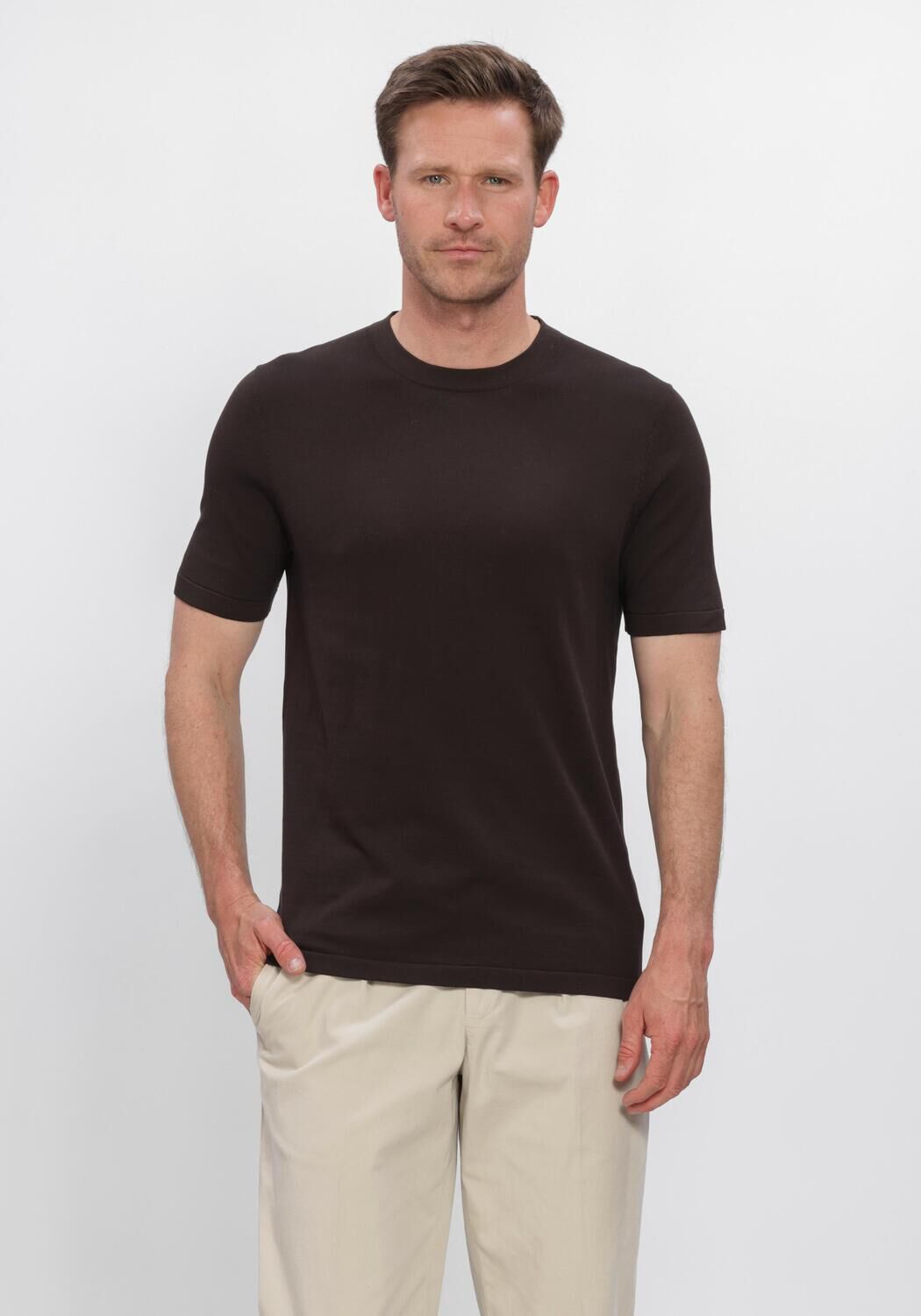 Bruine PROFUOMO Polo AERO EASE - large