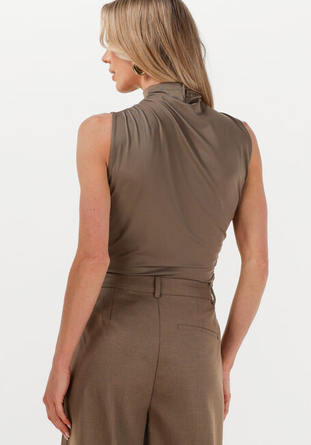 Bruine ROSEMUNDE Top BILLIE SL DRAPE TOP - large