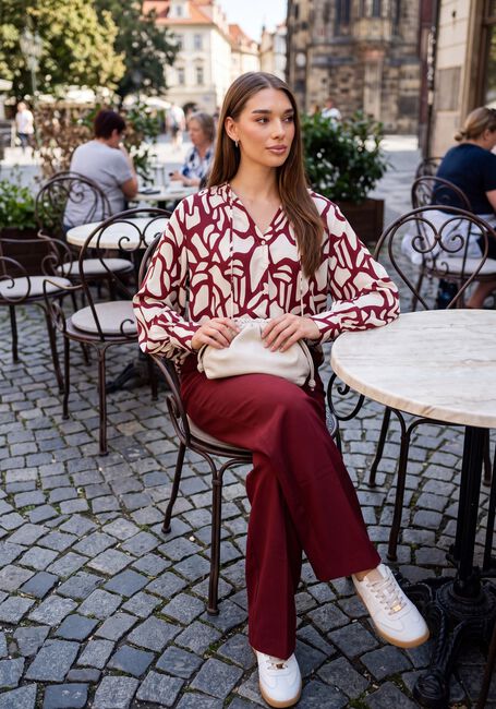 Bordeaux GRACE & MILA  BLOUSE - large