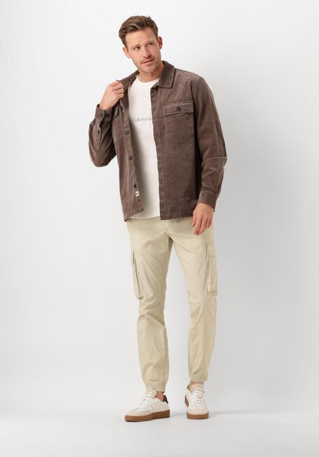 CALVIN KLEIN Pantalon cargo SKINNY CARGO en beige - large